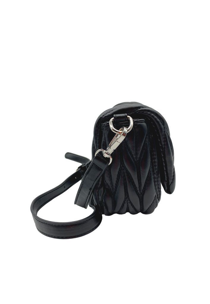Cartera Ecocuero Negro CRU69-2