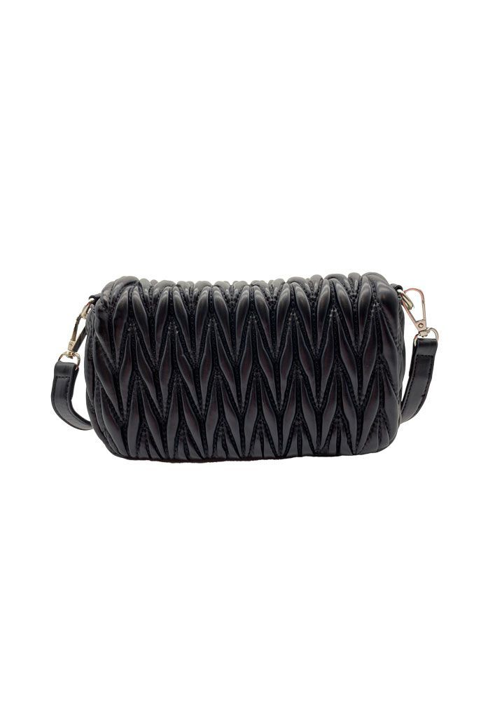 Cartera Ecocuero Negro CRU69-3