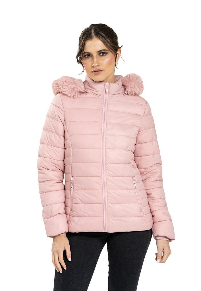 Parka CHG72 Poliéster Rosa-0