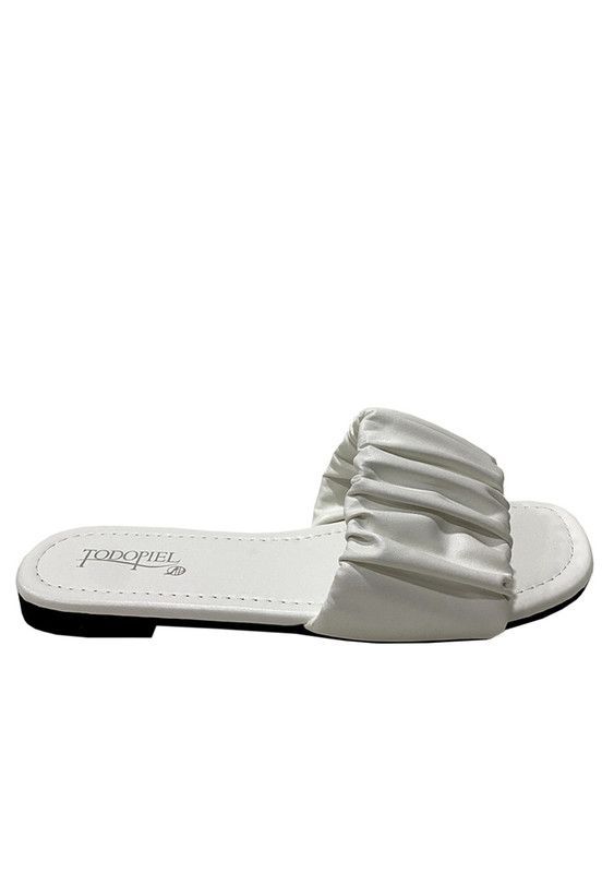 Sandalia Ecocuero ZAZ18 Blanco