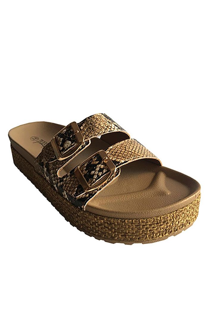 Sandalia Ecocuero ZAU77 Snake Beige-1
