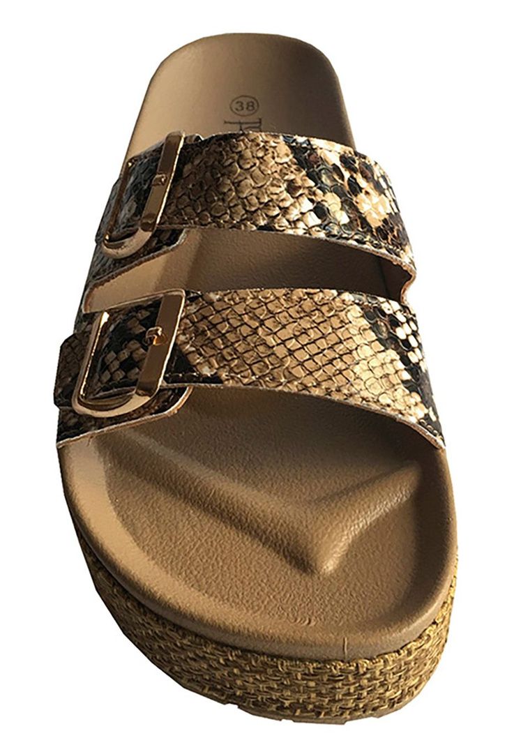 Sandalia Ecocuero ZAU77 Snake Beige-2