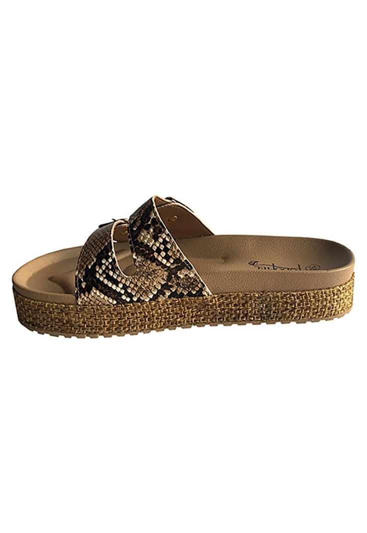 Sandalia Ecocuero ZAU77 Snake Beige-4