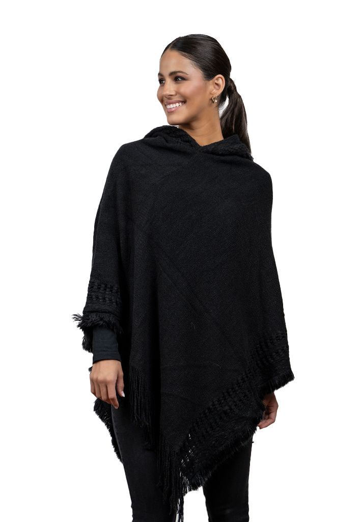 Poncho PO046 Negro-0