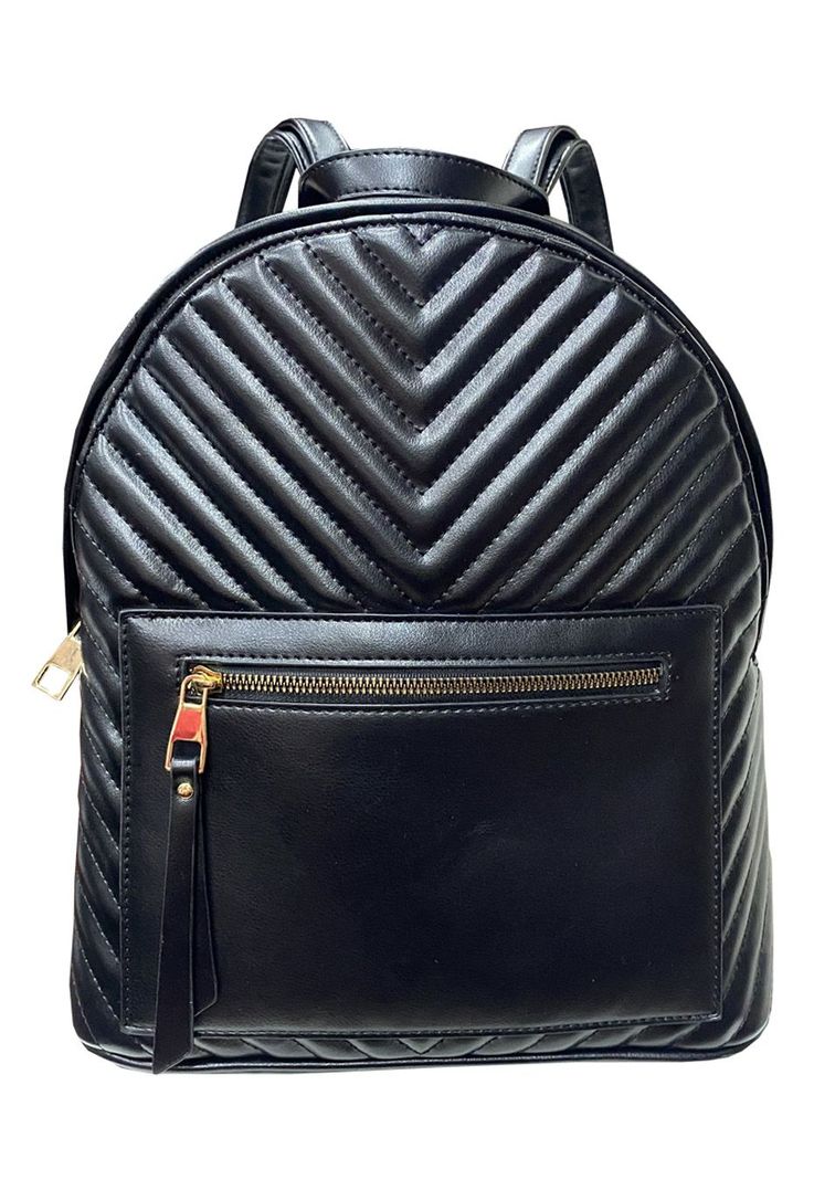 Mochila Cuero Ecológico CRU07 Negro-0