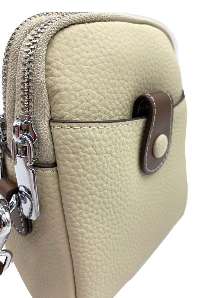 Cartera Ecocuero Blanco CRU88-2