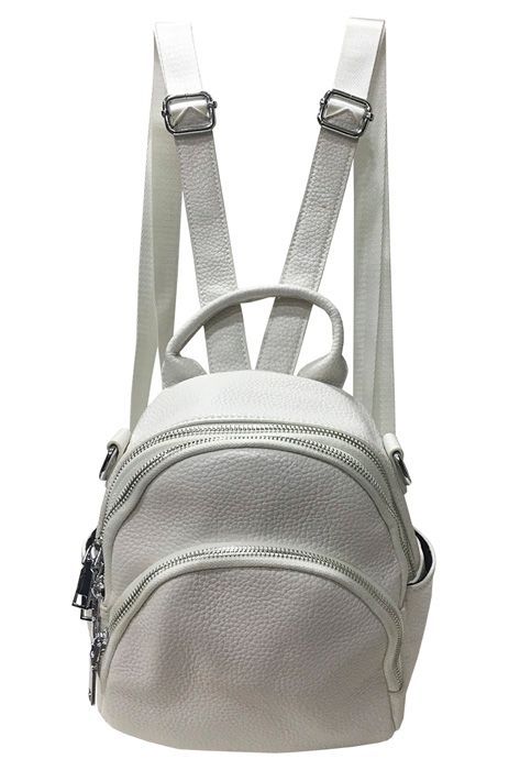 Mochila Cuero CRT19 Blanco-0