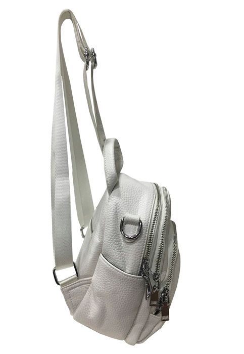 Mochila Cuero CRT19 Blanco-1