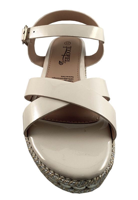 Sandalia Gamuza Ecológica ZAY92 Beige-2
