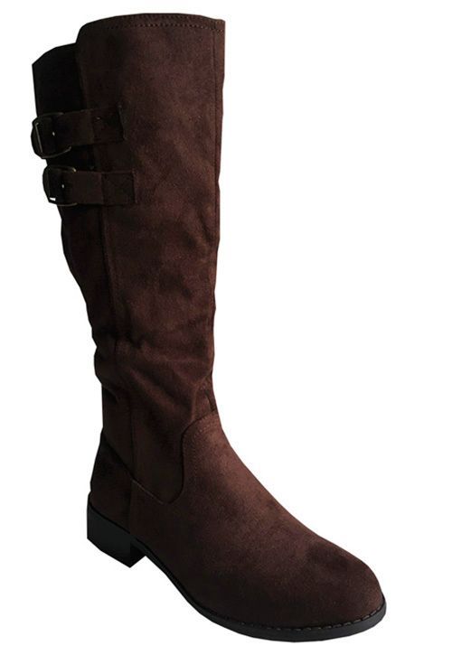 Bota Gamuza Ecológica ZAX75 Chocolate-1