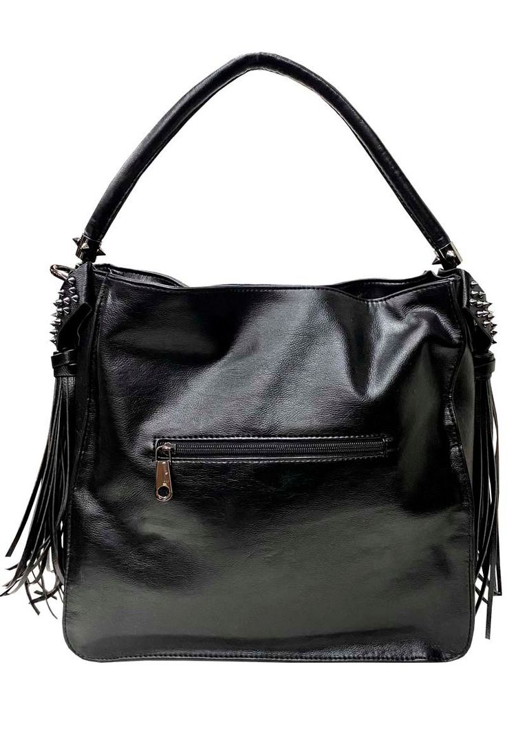 Cartera Cuero Ecológico CRO15 Negro-2