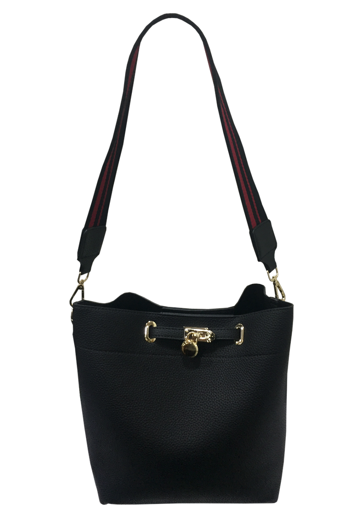 Cartera Cuero Ecológico CRO53 Negro-0