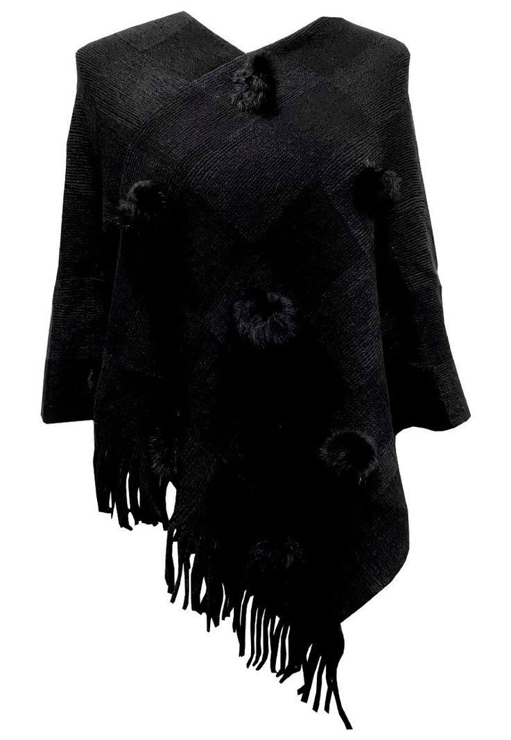 Poncho PO043 Negro-0