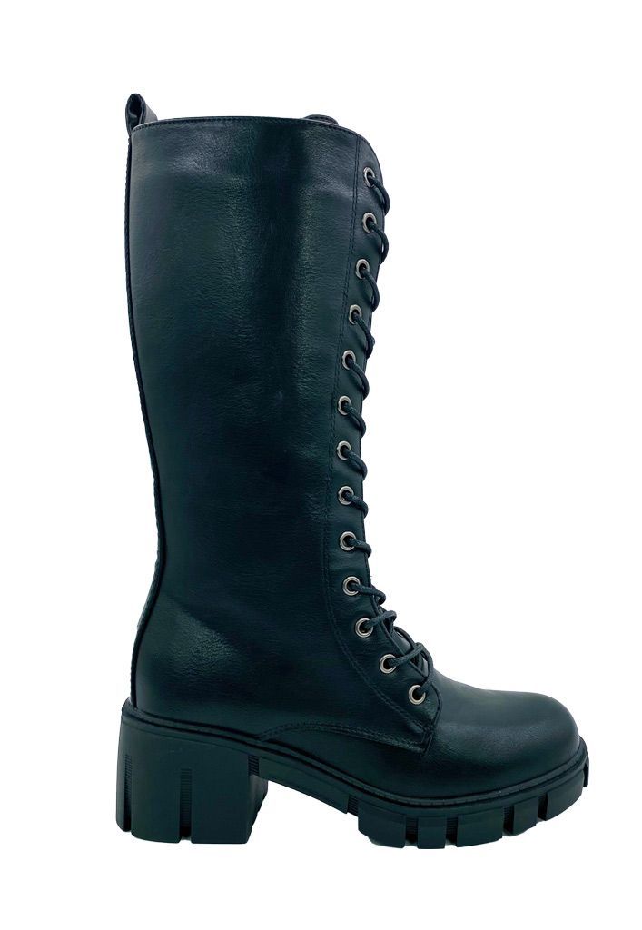 Bota ZB003 Gamuza Ecológica Negro-0