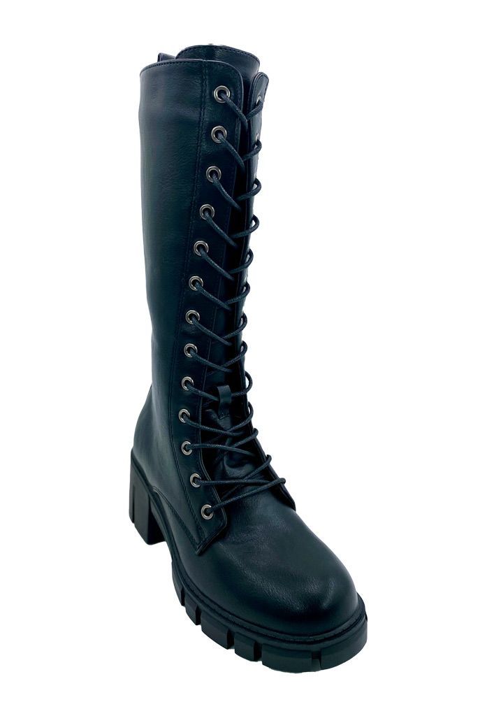 Bota ZB003 Gamuza Ecológica Negro-1