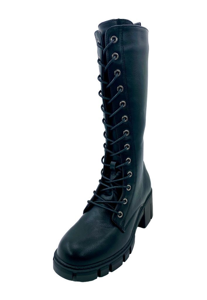 Bota ZB003 Gamuza Ecológica Negro-3
