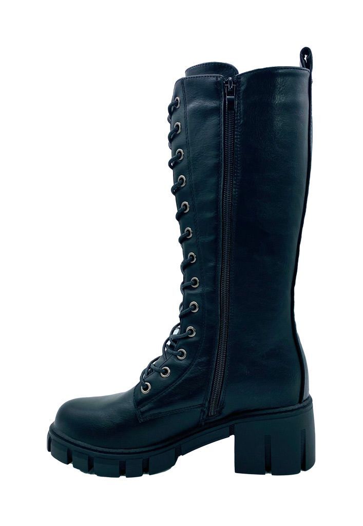 Bota ZB003 Gamuza Ecológica Negro-4