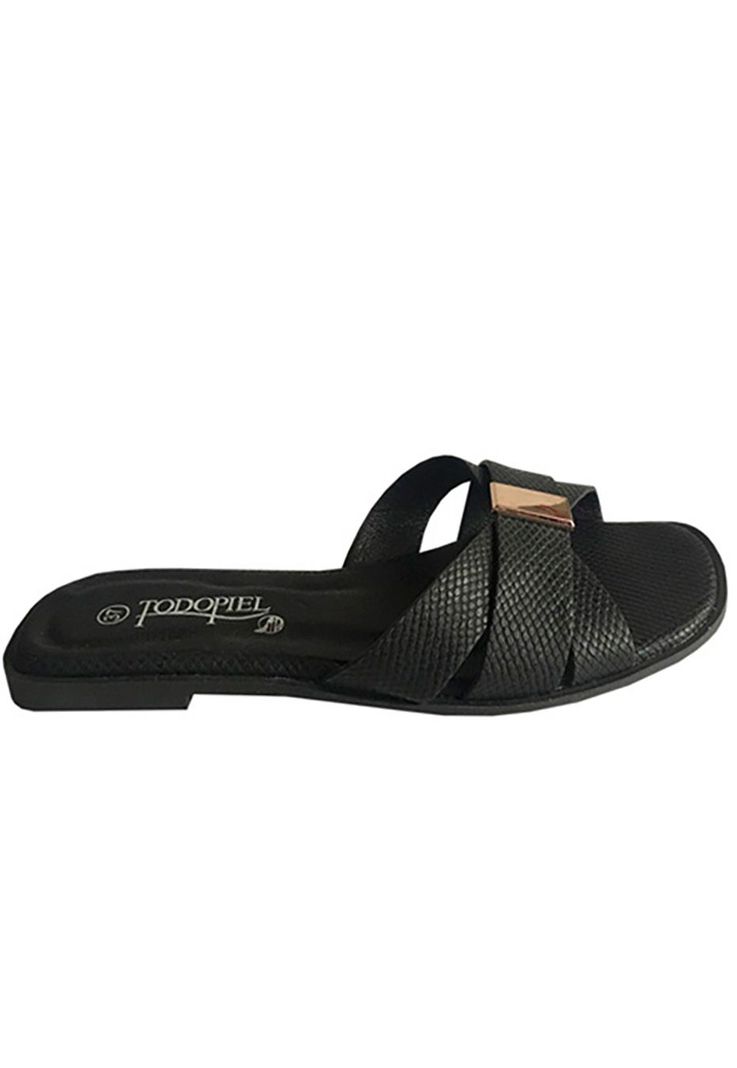 Sandalia Ecocuero ZAY57 Negro 35