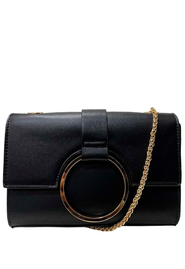Cartera Cuero Ecológico CRO64 Negro-0