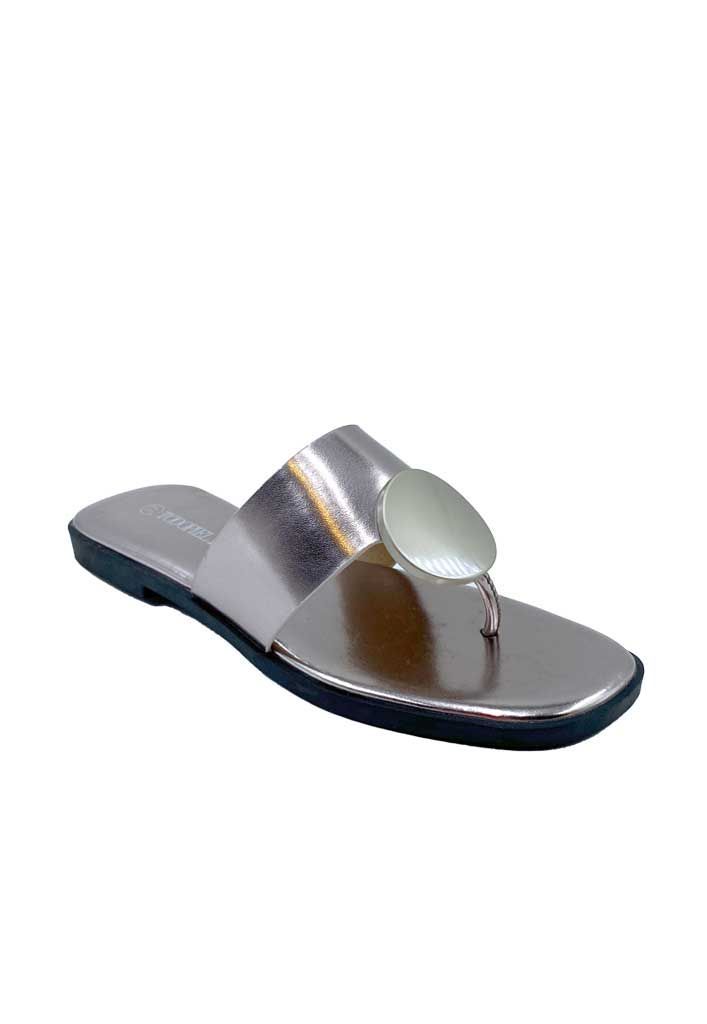 Sandalia Ecocuero ZB036 Plata-1