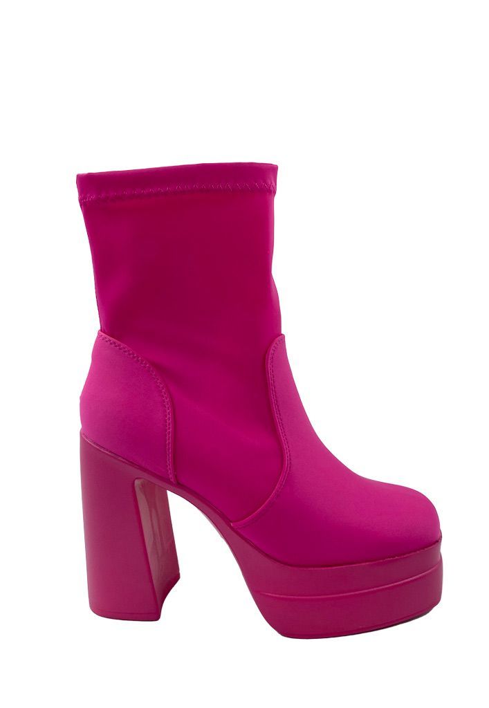 Botin ZAZ62 Textil Fucsia-0