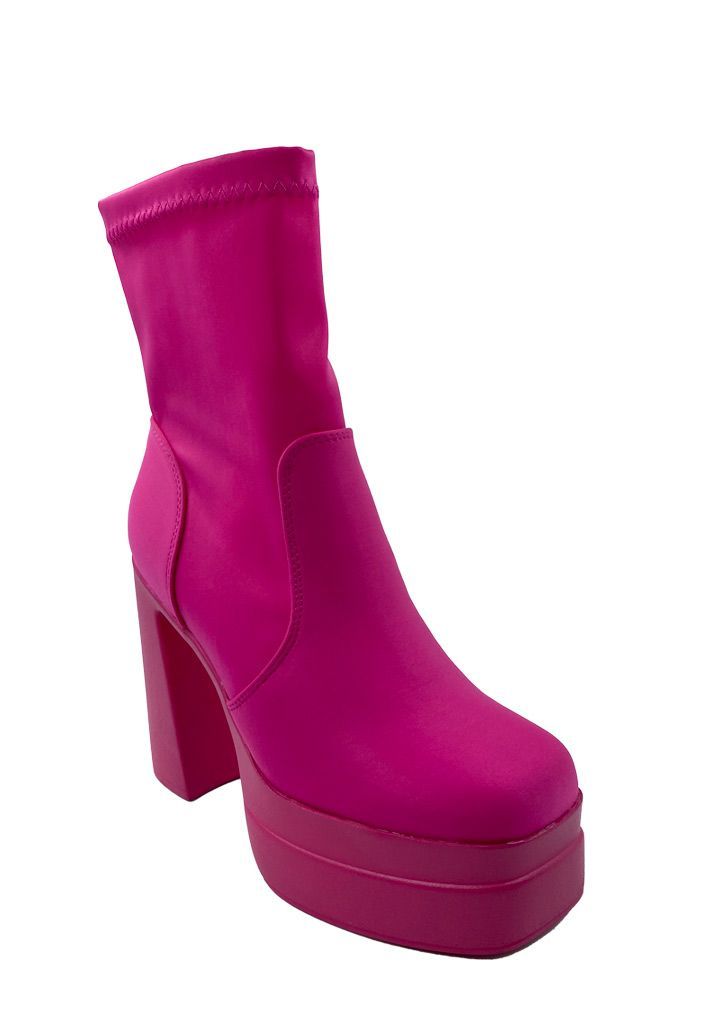 Botin ZAZ62 Textil Fucsia-1