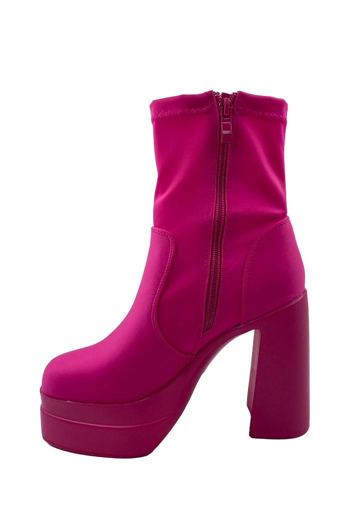 Botin ZAZ62 Textil Fucsia-4