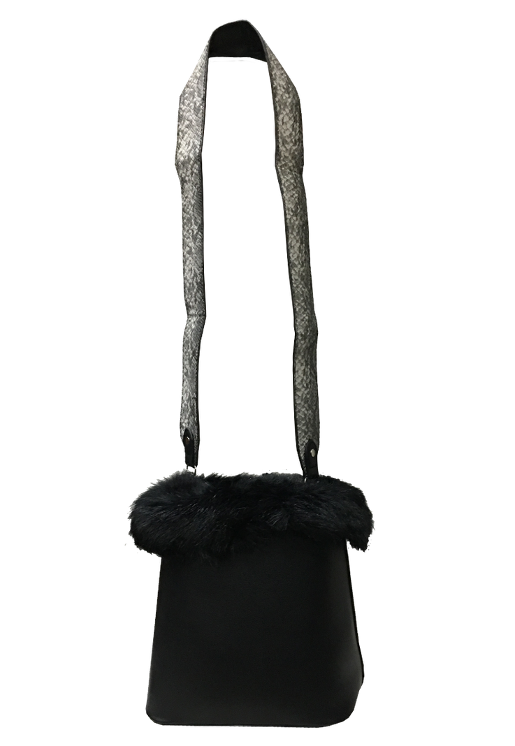 Cartera Cuero Ecológico CRO31 Negro-0