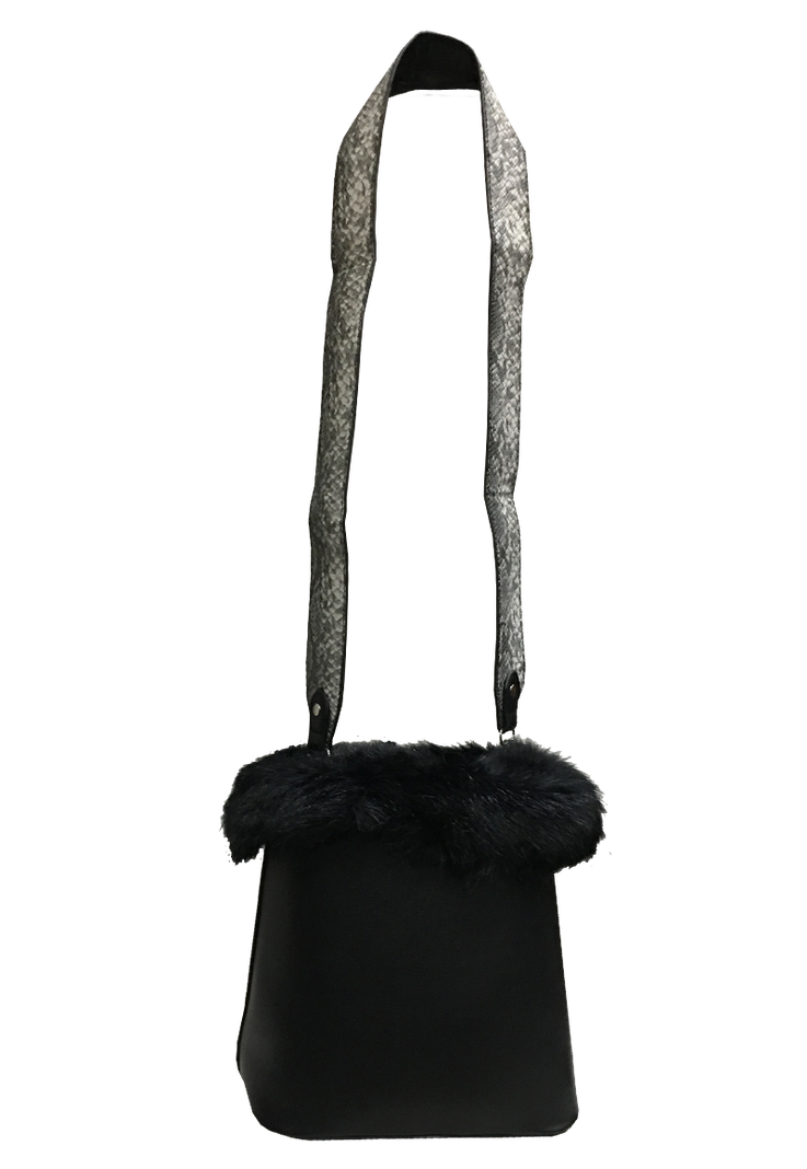 Cartera Cuero Ecológico CRO31 Negro-2