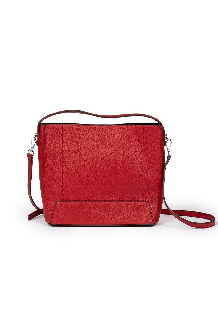 Cartera ecocuero CRU95 Rojo-3