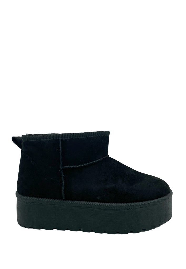 Botin ZB005 Gamuza Ecológica Negro-0