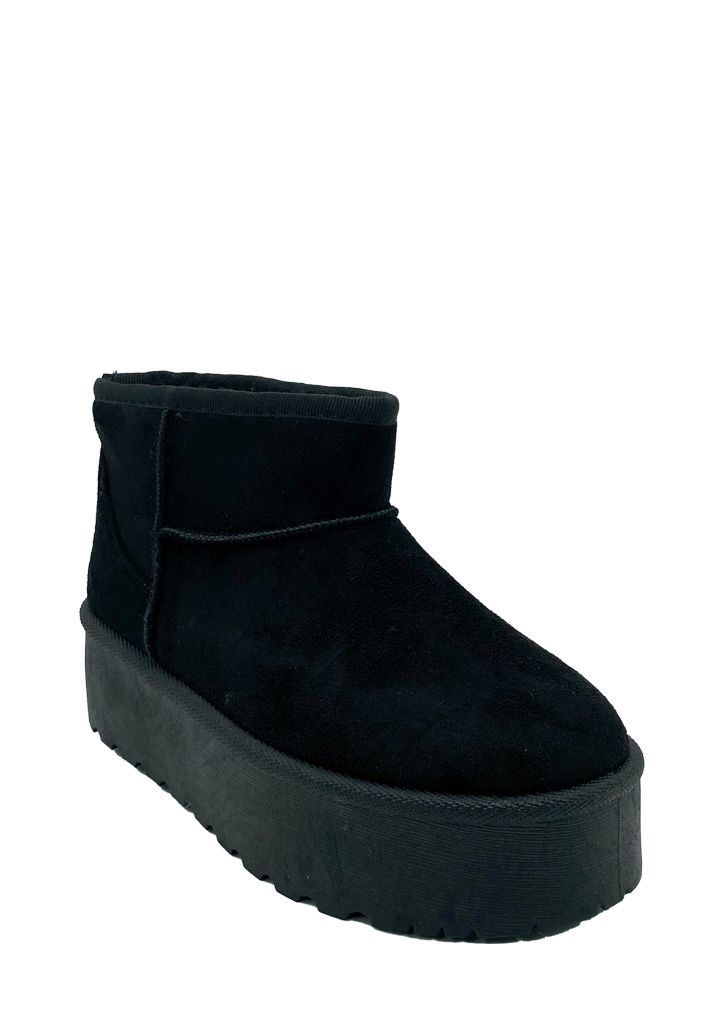 Botin ZB005 Gamuza Ecológica Negro-1