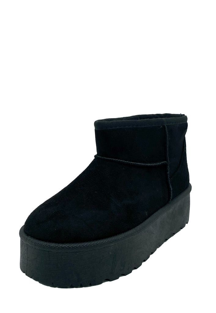 Botin ZB005 Gamuza Ecológica Negro-3