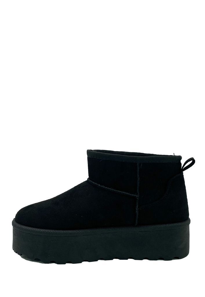 Botin ZB005 Gamuza Ecológica Negro-4