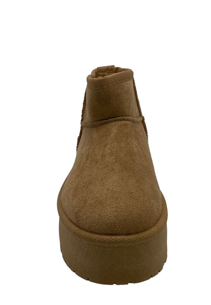 Botin ZB005 Gamuza Ecológica Camel-2