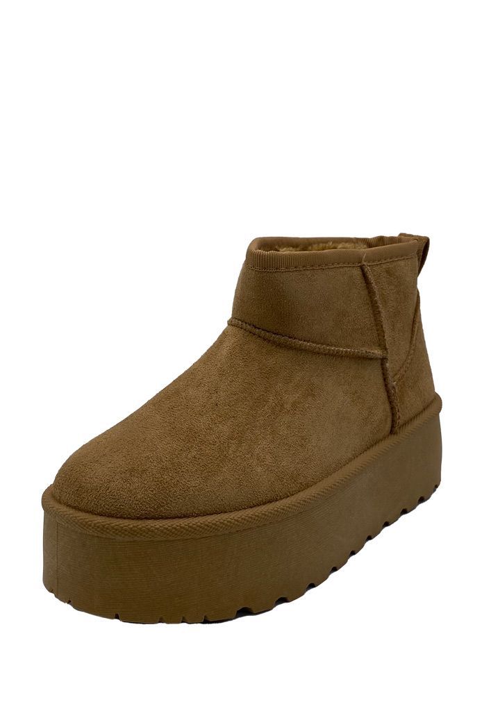 Botin ZB005 Gamuza Ecológica Camel-3