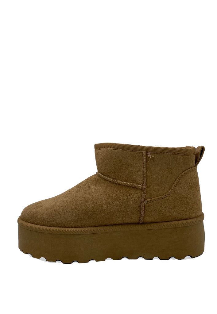Botin ZB005 Gamuza Ecológica Camel-4