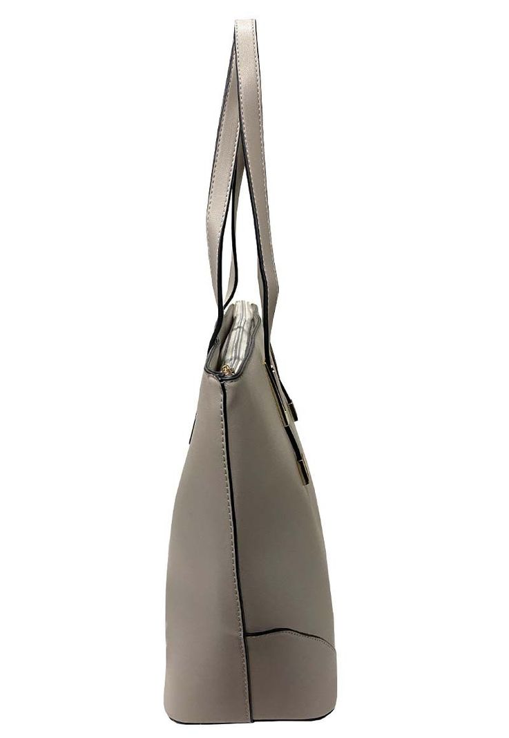 Cartera Cuero Ecológico CRT54 Gris-1