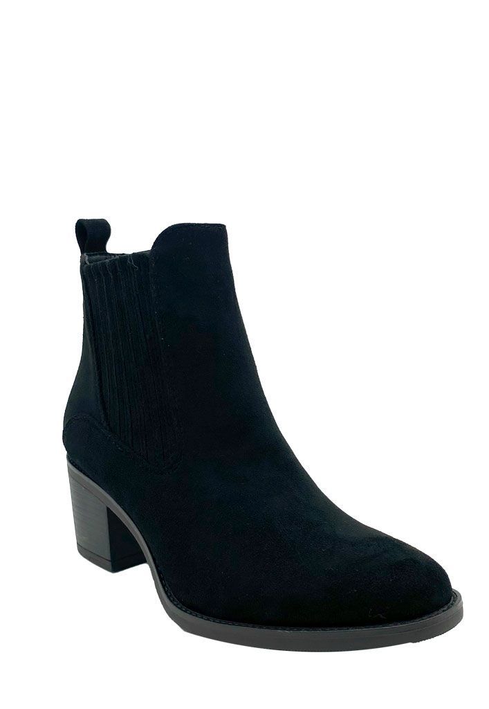 Botin ZAZ94 Gamuza Ecológica Negro-1