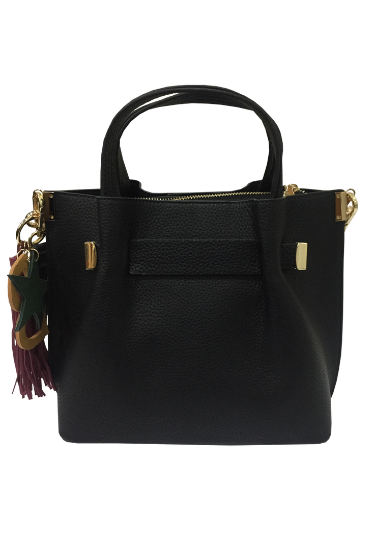 Cartera Cuero Ecológico CRO45 Negro-0
