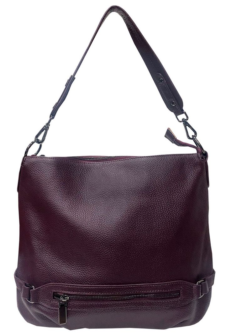 Cartera Cuero CRT37 Burdeo-0