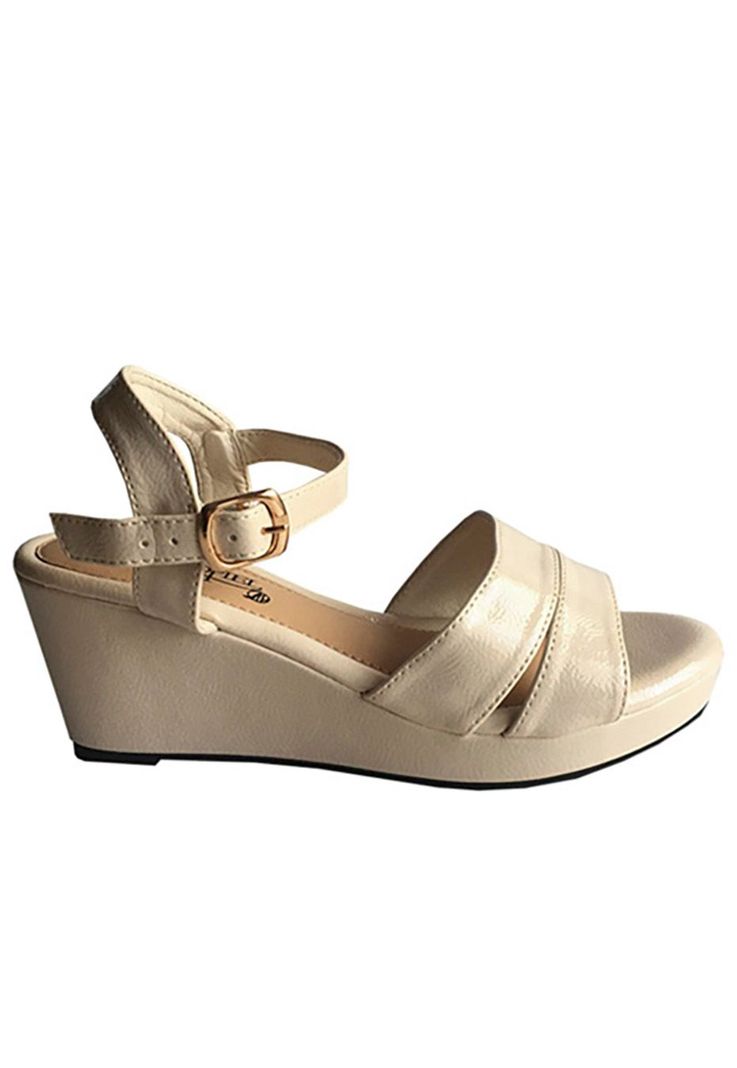 Sandalias Ecocuero ZAY64 Beige