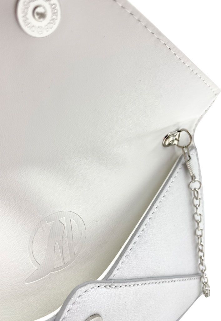 Cartera de fiesta Tela Blanco CRX30-3