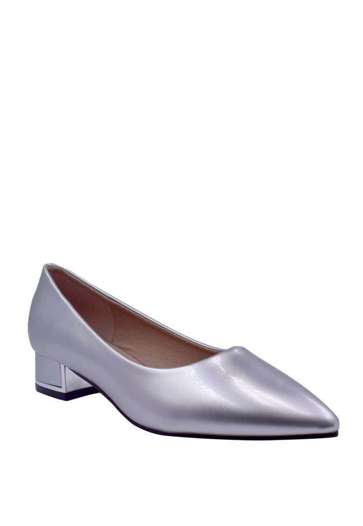 Ballerina Ecocuero ZAU20 Plata-1