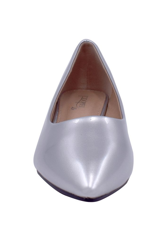 Ballerina Ecocuero ZAU20 Plata-2