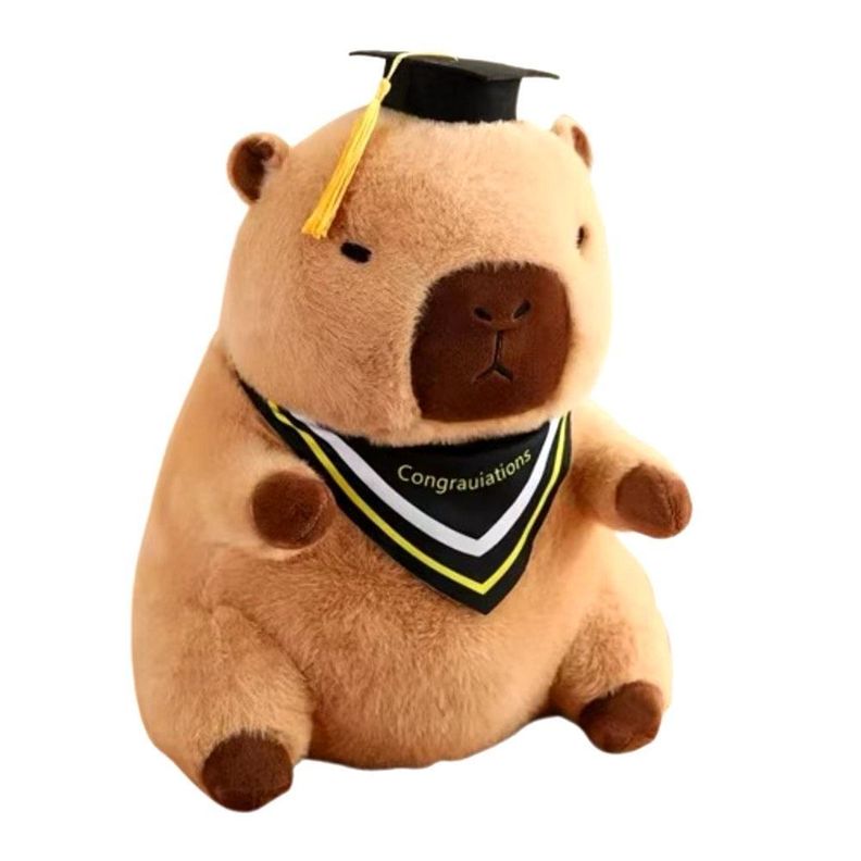 Peluche capibara graduacion-0