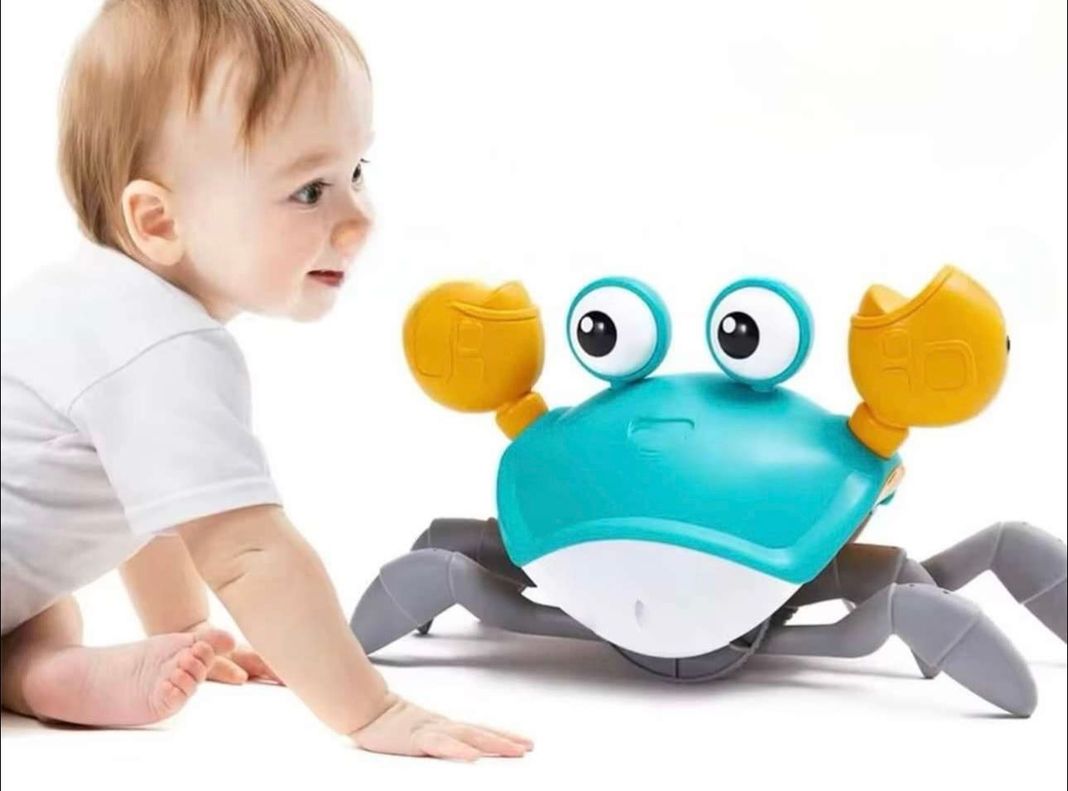 Juguete de cangrejo movimiento bebe-0