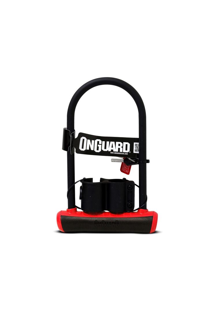 Candado On Guard U-Lock NS STD 115x230mm Rojo-0