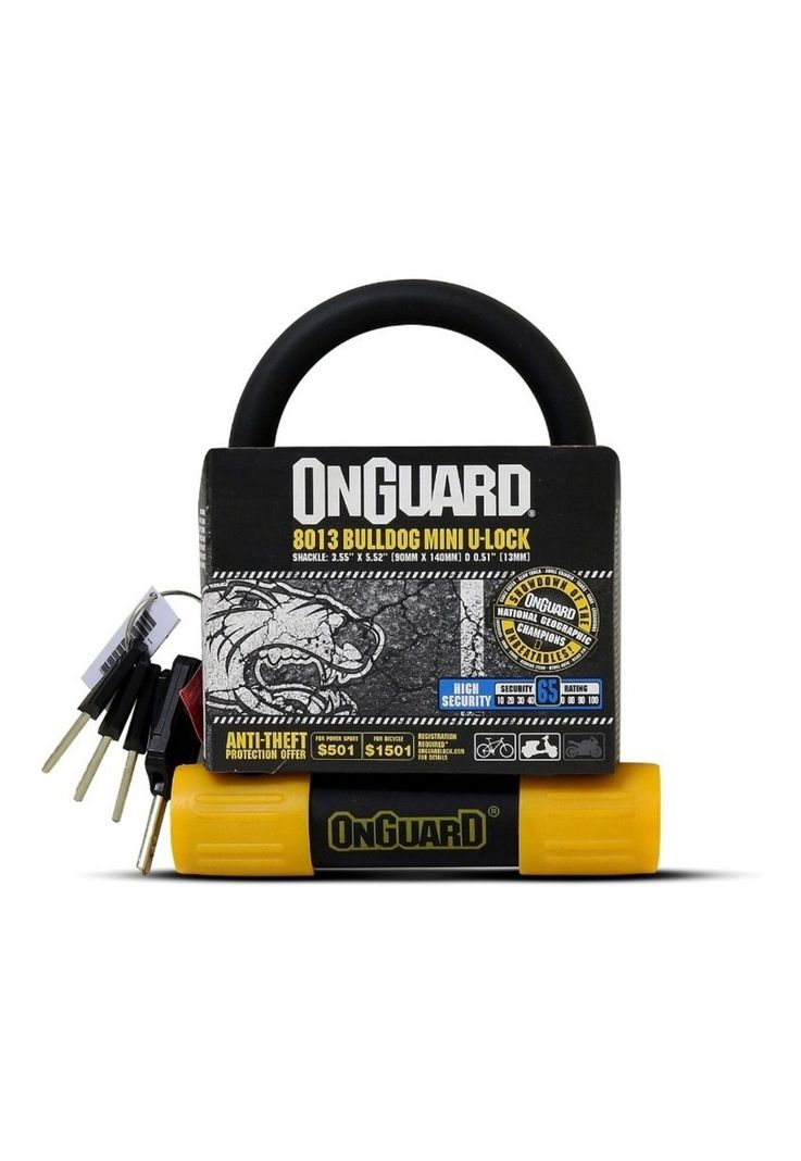 Candado Onguard Ulock Bulldog Extra Fuerte Para Bicicleta-0