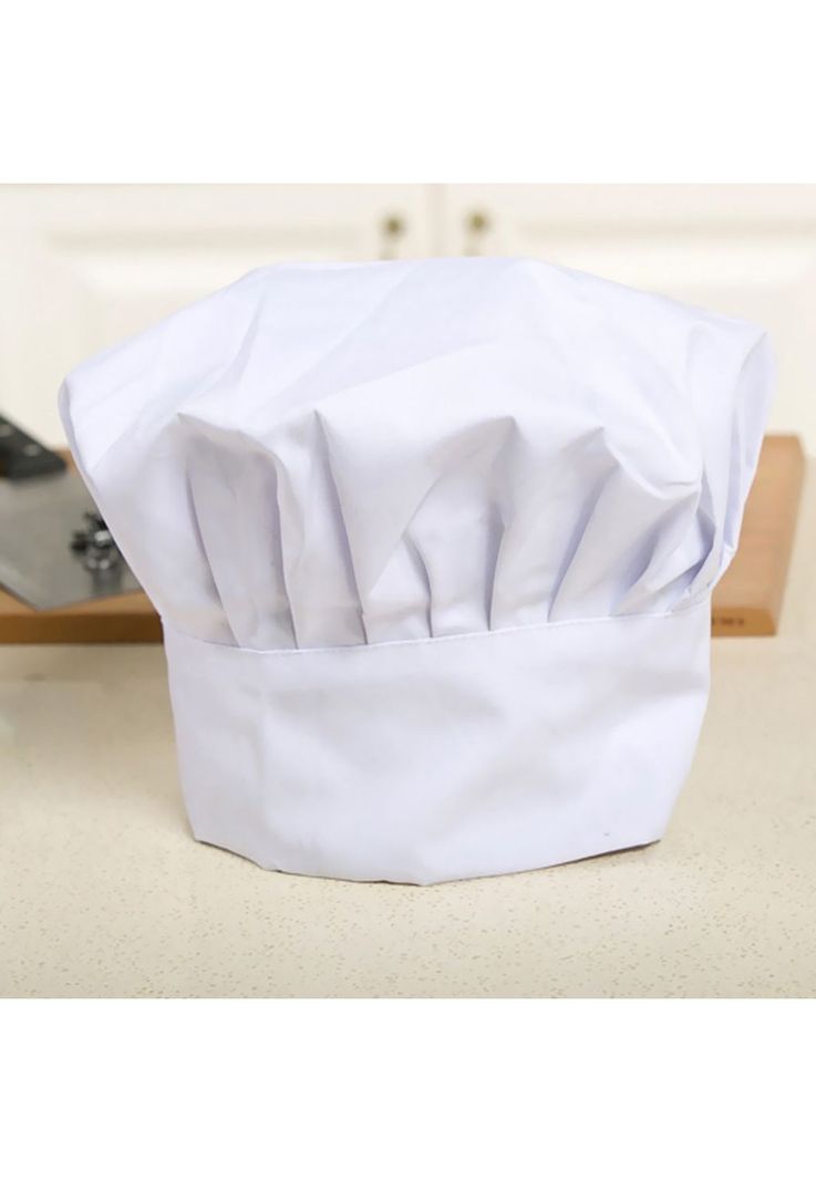 Gorro De Chef O Cocina Blanco Tipo Champiñon Frances-2